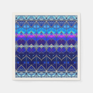 Decoratieve Blauwe Servet