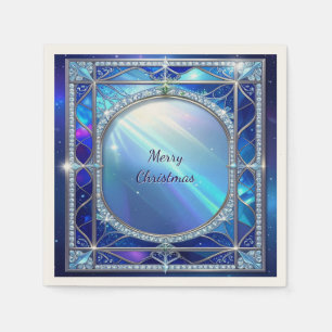 Decoratieve Blauwe Servet