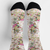 Decoratieve bloem naadloos met gele parel sokken (Top)