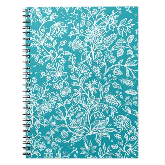 Decoratieve bloemen 12 notitieboek (Voorkant)