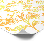 Decoratieve bloemen 13 poster (Hoek)