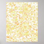 Decoratieve bloemen 13 poster (Voorkant)