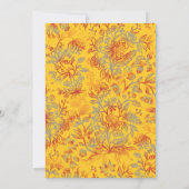 Decoratieve bloemen 16 bedankkaart (Achterkant)