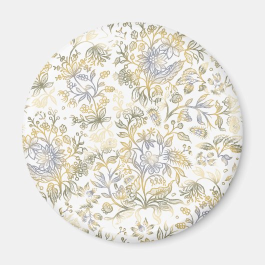 Decoratieve bloemen 17 magneet (Voorkant)