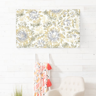 Decoratieve bloemen 17 spandoek