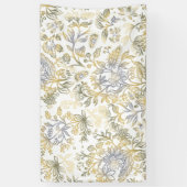 Decoratieve bloemen 17 spandoek (Verticaal)