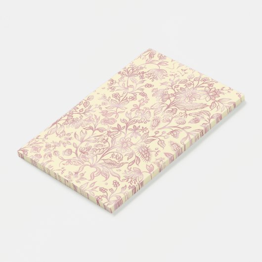 Decoratieve bloemen 18 post-it® notes (Schuin)