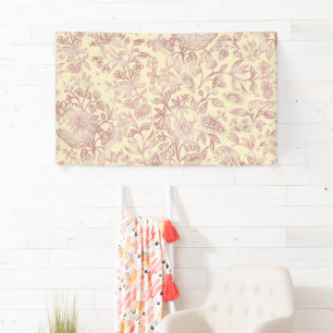 Decoratieve bloemen 18 spandoek