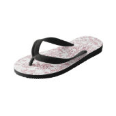 Decoratieve bloemen 19 kinder teenslippers (Schuin)
