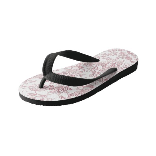 Decoratieve bloemen 19 kinder teenslippers (Schuin)