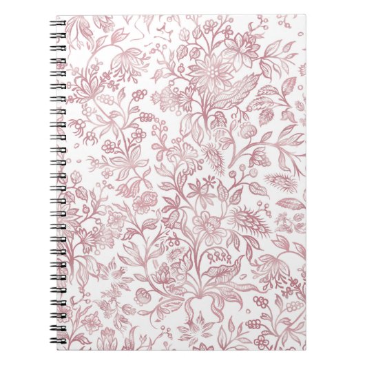 Decoratieve bloemen 19 notitieboek (Voorkant)