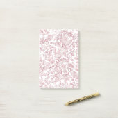 Decoratieve bloemen 19 post-it® notes (Op bureau)