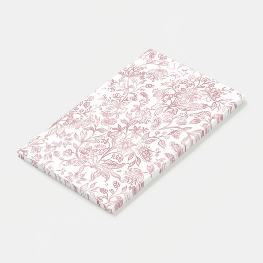 Decoratieve bloemen 19 post-it® notes (Schuin)