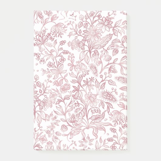 Decoratieve bloemen 19 post-it® notes (Voorkant)