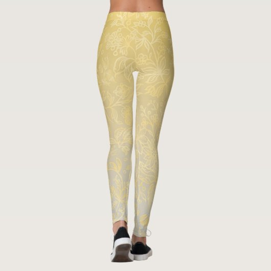 Decoratieve bloemen 20 leggings (Achterkant)