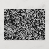 Decoratieve bloemen 21 briefkaart (Achterkant)