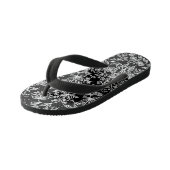 Decoratieve bloemen 21 kinder teenslippers (Schuin)