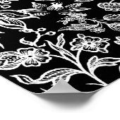 Decoratieve bloemen 21 poster (Hoek)