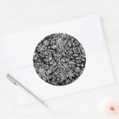Decoratieve bloemen 21 ronde sticker (Envelop)