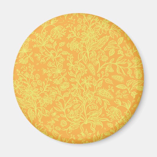 Decoratieve bloemen 2 magneet (Voorkant)