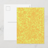 Decoratieve bloemen 3 feestdagenkaart (Voorkant / Achterkant)