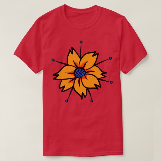Decoratieve bloemen 3 t-shirt (Design voorkant)