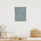 Decoratieve bloemen 8 poster (Keuken)