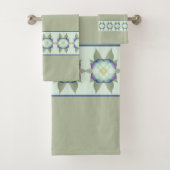 Decoratieve Bloemen Accented Modern Bad Handdoek (Insitu)