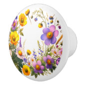 Decoratieve bloemen keramische knoppen (Rechts)