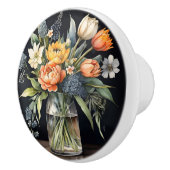 Decoratieve bloemen keramische knoppen (Rechts)