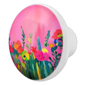 Decoratieve bloemen keramische knoppen (Rechts)