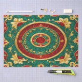 Decoratieve Bloemen Kerstvakantie Tissue Papier (Craft)