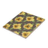 Decoratieve bloemen tegeltje (Zijkant)