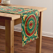 Decoratieve Bloemen Vakantie Tafel Runner Medium Tafelloper (Voorbeeld)