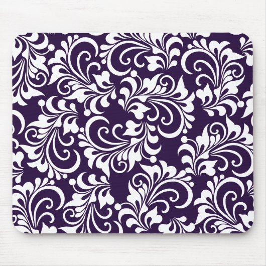 Decoratieve bloemenachtergrond muismat (Voorkant)