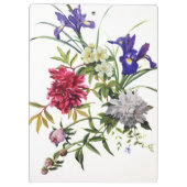  decoratieve bloemenmap klembord (Achterkant)