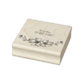 Decoratieve bloemenrubberstempel rubberstempel (Stempel)