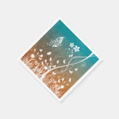 DECORATIEVE BLOEMENVLINDERS PAPIER DECOUPAGE SERVET (Hoek)