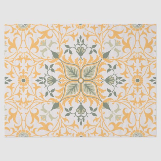 Decoratieve Bloemenwijnstokken Tissuepapier (Voorkant)