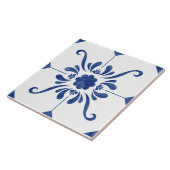 Decoratieve bloemmotief Tegel Tegeltje (Zijkant)