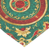 Decoratieve Bloemrijke Kersttafel Runner Medium Tafelloper (Hoek)