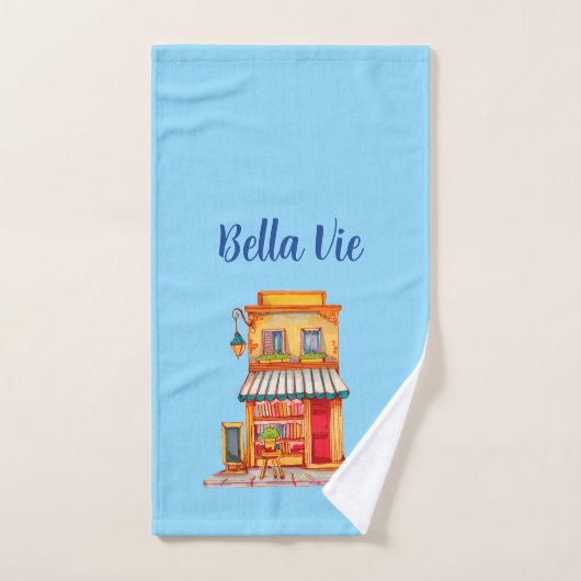 decoratieve boekwinkel keuken, handdoeken (Handdoek)