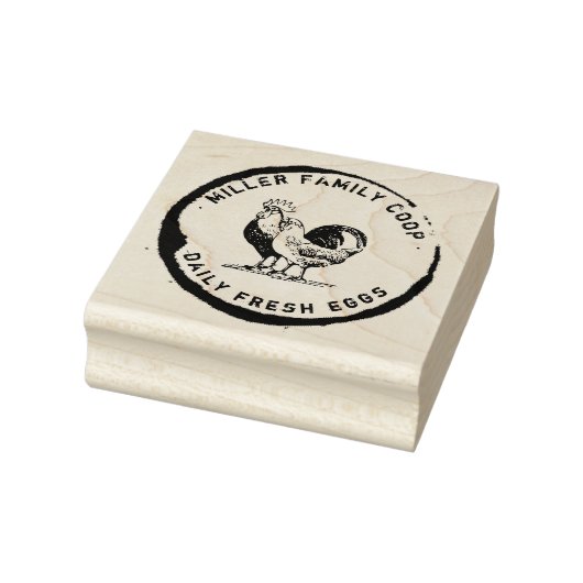 Decoratieve Boerderij Ei Karton Stempel (Stempel)