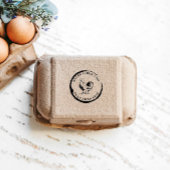 Decoratieve Boerderij Ei Karton Stempel