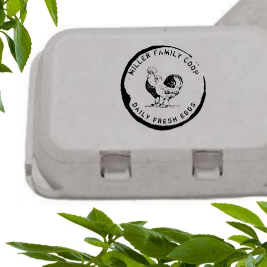 Decoratieve Boerderij Ei Karton Stempel