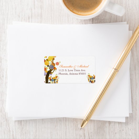 Decoratieve bomen Weddenschap Etiket (Insitu)