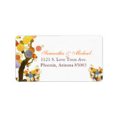 Decoratieve bomen Weddenschap Etiket (Voorkant)