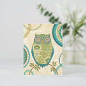 Decoratieve boomkorren met cirkelvormige Design Briefkaart (Staand voorkant)