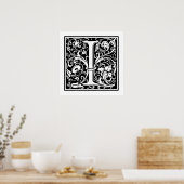Decoratieve brief I Poster (Keuken)