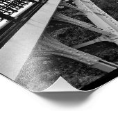 Decoratieve brug foto afdruk (Hoek)